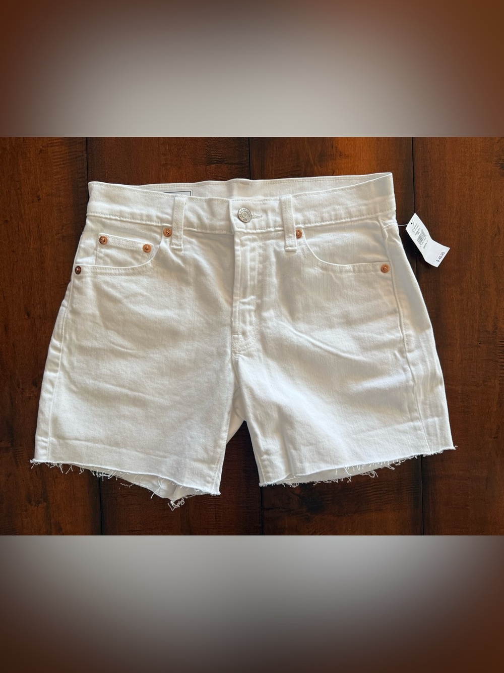 GAP White Denim Cutoff Shorts